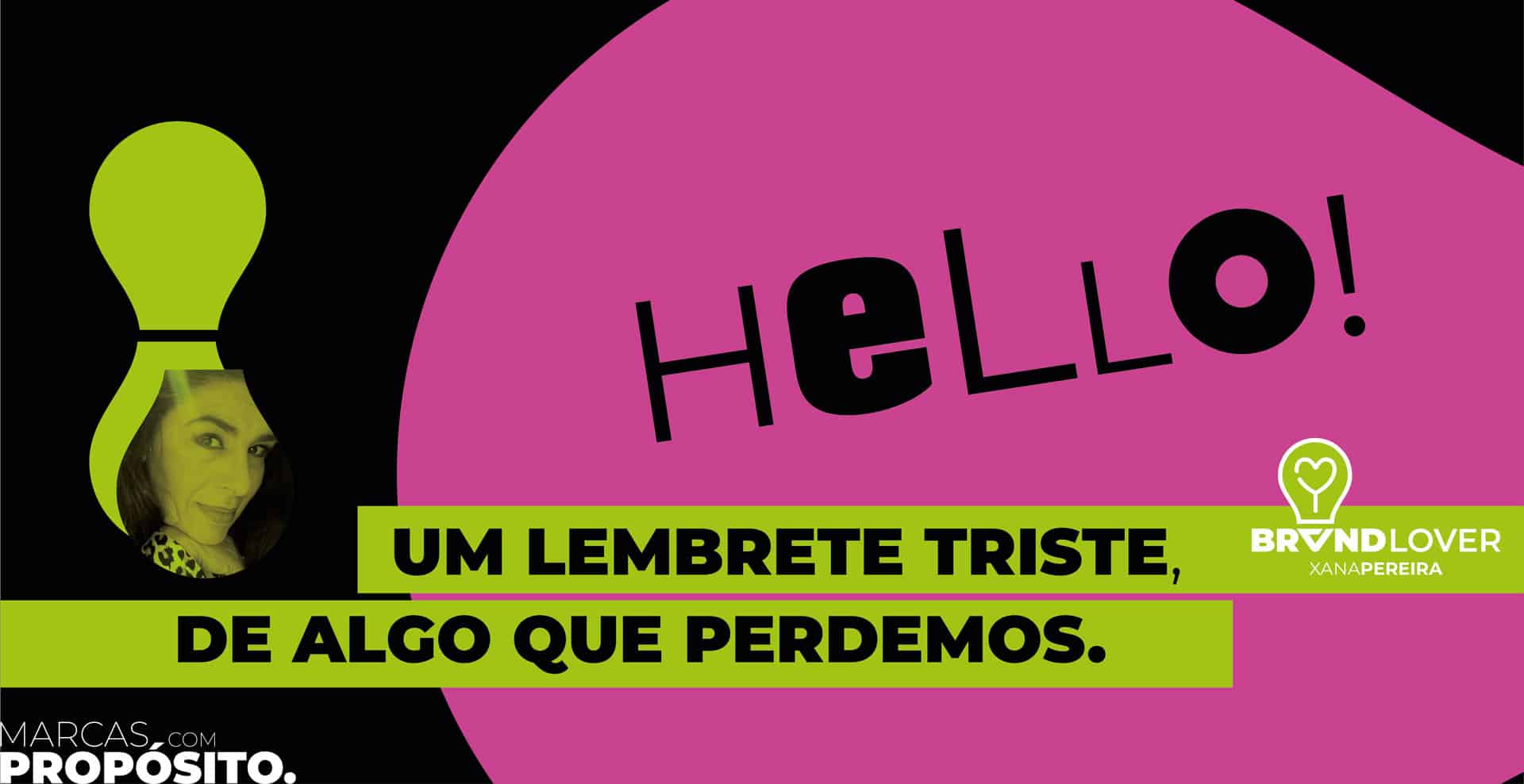 World Hello Day! Um lembrete triste de algo que perdemos.